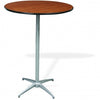 Pedestal Round Reception Table, 30 di x 42 ht