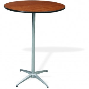 Pedestal Round Reception Table, 30 di x 42 ht