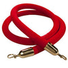 Red Stanchion Rope - 8' w/ Chrome Latches