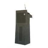 Floor Lectern Podium with Mic