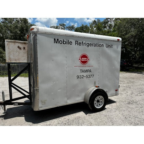 Mobile Refrigeration Trailer, 6 ft x 8 ft