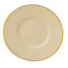 Progressive Pro.  Saucer, Ivory w/Gold Band