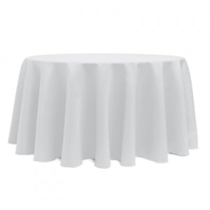 Poly/Cotton Tablecloth 120” Round