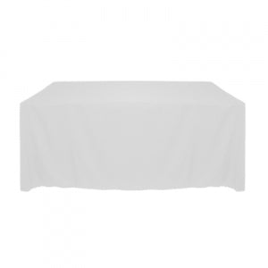 Poly/Cotton Tablecloth 90” x 156” Rounded Corners