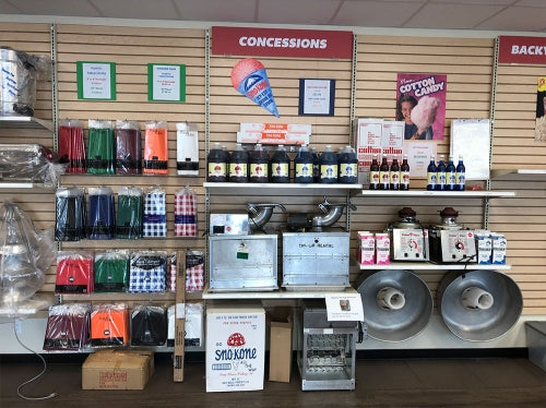 Plant City concession equipment display