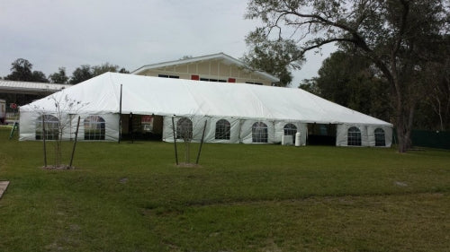 Party and event tent set up