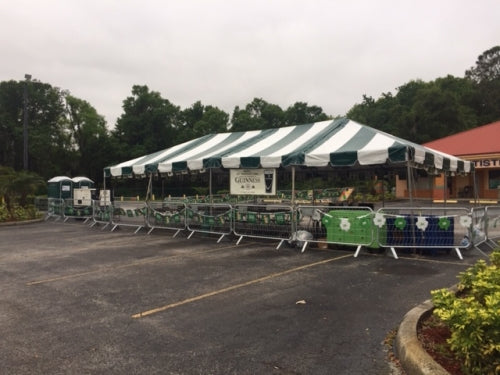 Party and event tent set up